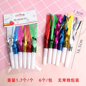 Party Blowouts B (6 Pieces) (Assorted Colors)