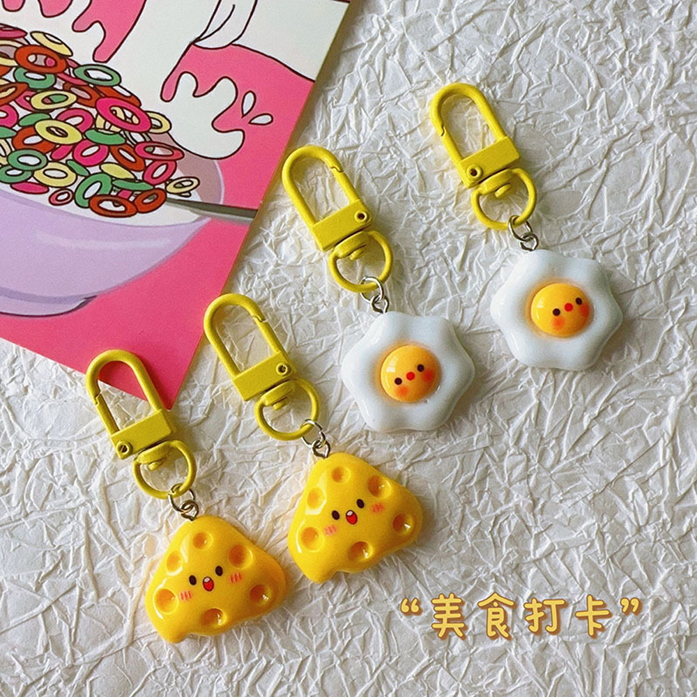 Egg and Cheese Key Chain - Image 3