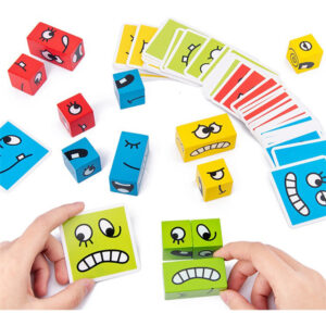 Alternative view of Expression Puzzle Building Blocks