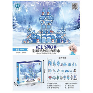 Magic Magnetic Blocks Ice Snow (68 Pieces)