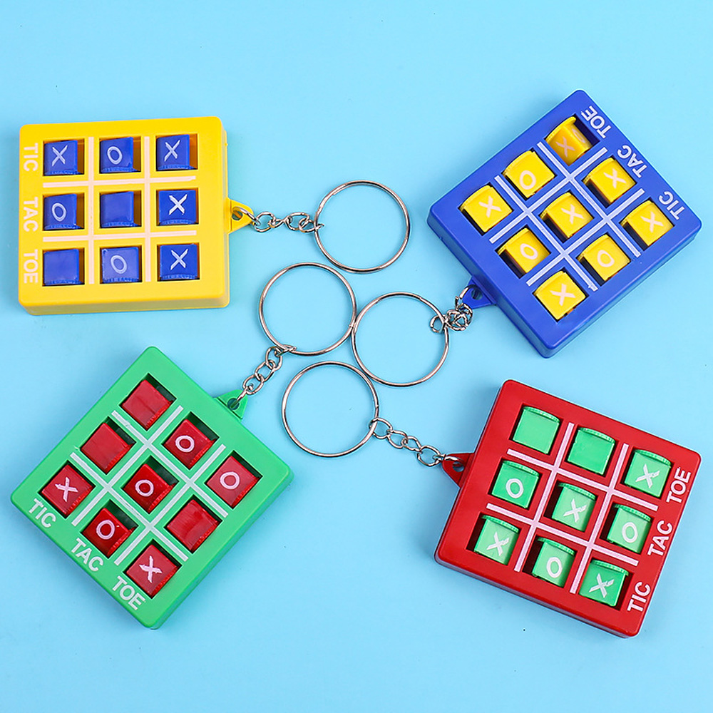 Mini Tic Tac Toe Keychain (Assorted Colors) - Image 3