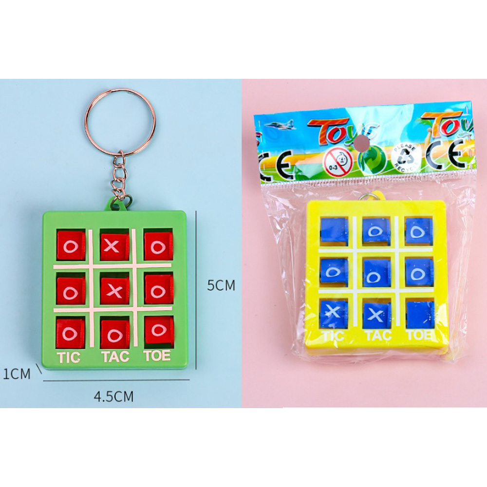 Mini Tic Tac Toe Keychain (Assorted Colors) - Image 5
