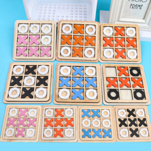 Alternative view of Mini Wooden Tic Tac Toe (Assorted Colors)