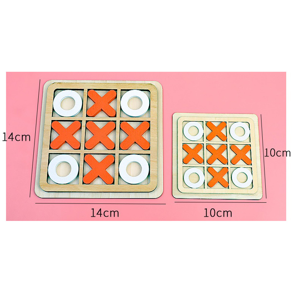 Mini Wooden Tic Tac Toe (Assorted Colors) - Image 5