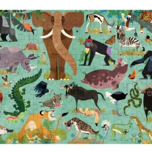 Alternative view of MD Lets Learn African Animals (126 Pieces)