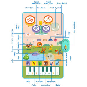 Alternative view of Music Carpet With Drum (Safari)