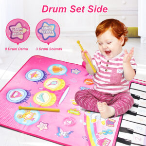 Alternative view of Music Carpet With Drum (Unicorn)