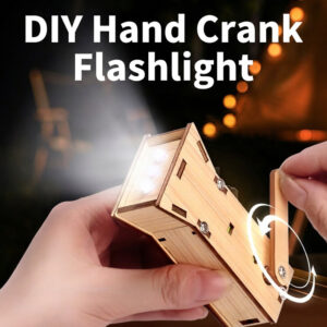 DIY Hand Crank Flashlight Kit
