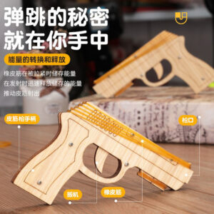Alternative view of DIY Rubber Band Gun Kit