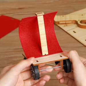 Alternative view of DIY Wind Powered Car Kit
