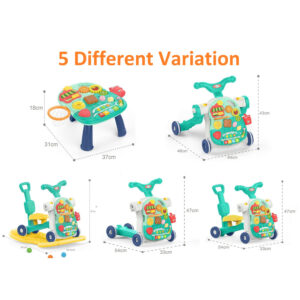 Alternative view of Multifuction Walker (Pink)